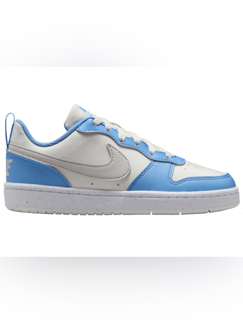 Nike-Court Borough Low Recraft Sneaker - Kids blue and white